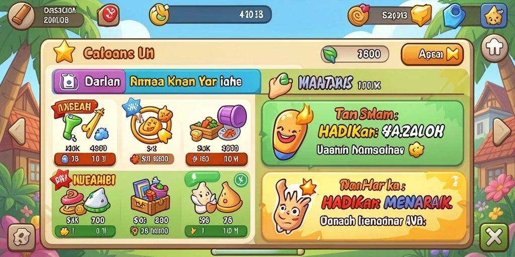Tampilan antarmuka yang user-friendly.