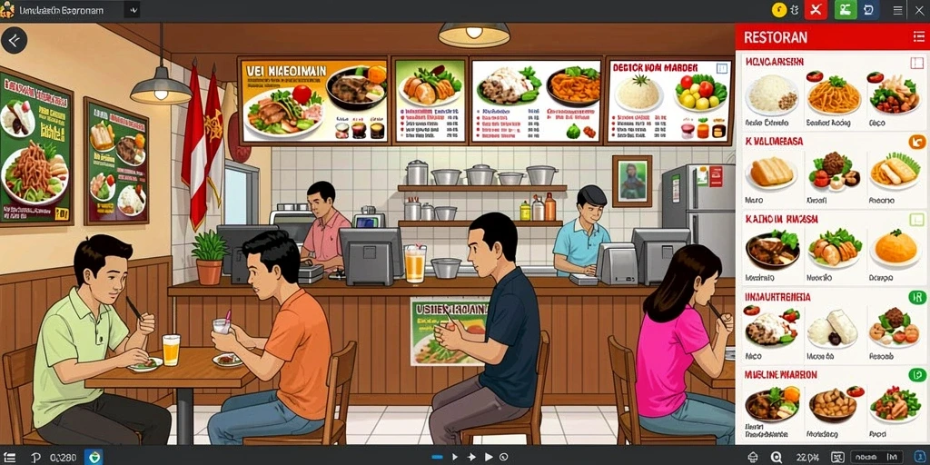 Tampilan antarmuka yang menarik dan mudah dinavigasi.